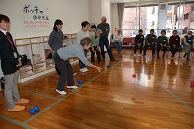 ボッチャ体験教室